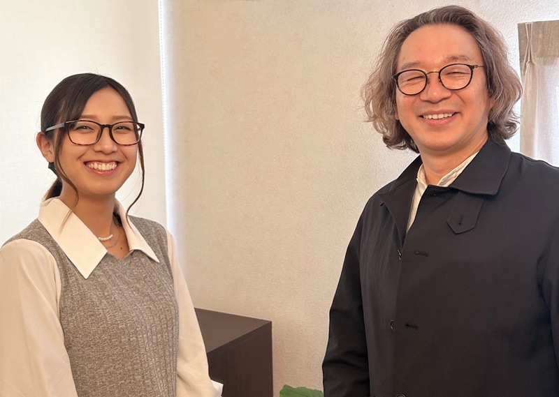 下重摩理愛カウンセラーと竹内嘉浩代表